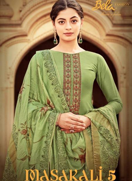 BELA MASAKALI VOL-5 Latest Heavy Festive Wear Cotton Silk Pattern Fancy Salwar Suit Collection Catalog